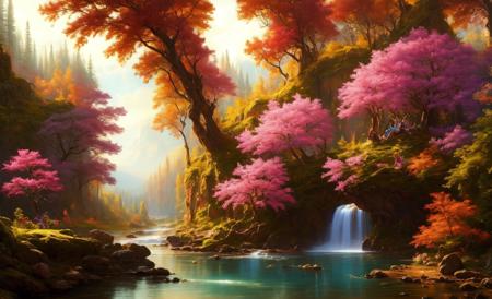 01510-727514032-ChromaV5, nvinkpunk,(extremely detailed CG unity 8k wallpaper), An Landscape of a majestic forest surrounded by lush pink foliag.png